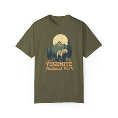 Yosemite National Park Graphic, Comfort Colors Soft Relaxed Fit Unisex Garment-Dyed T-shirt