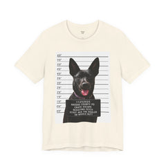 K9 Mugshot Personalized with your Dog T-Shirt
