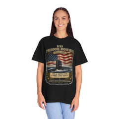 USS Theodore Roosevelt SSBN-600 T-Shirt – "Speak Softly and Carry a Big Stick" Patriotic Submarine Tee