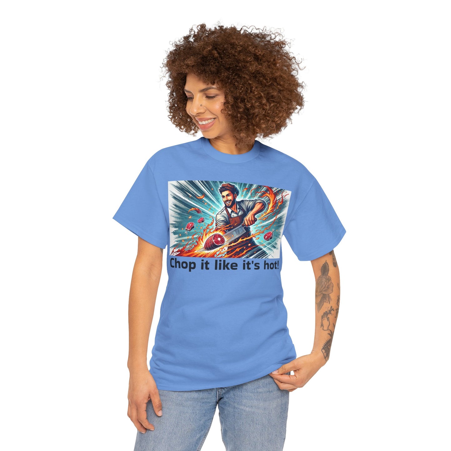 Butcher Chop it like it's hot! - Graphic Unisex Tee