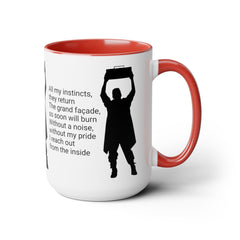 Say Anything Movie Mug, All my instincts, they return, 80s Movie Gift, Lloyd Dobler, Unique Fan Gift, Romantic Comedy, Boom Box Song, RomCom