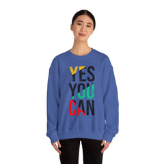YES YOU CAN - Unisex Heavy Blend™ Crewneck Sweatshirt