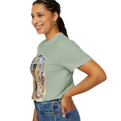 Front Graphic "Who Let the Cats Out?" Baldwin Harbor Animal Hospital Cute Vet Clinic T Shirt