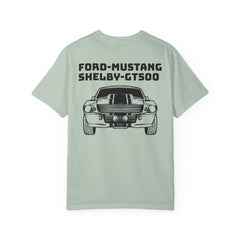 Ford Mustang Shelby GT500 Unisex T-Shirt - Classic Car Enthusiast Comfort Colors Garment Dyed Tee