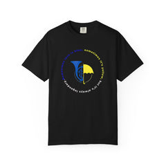 Blue French Horn & Yellow Umbrella T-Shirt — HIMYM Fan Tee