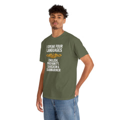 Funny United States Submarine Officer Multilingual T-Shirt
