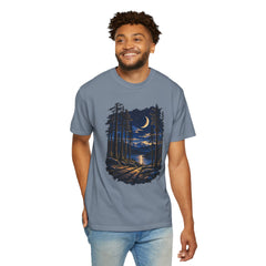 Moonlit Forest T-Shirt – Nature Lover Camping Shirt