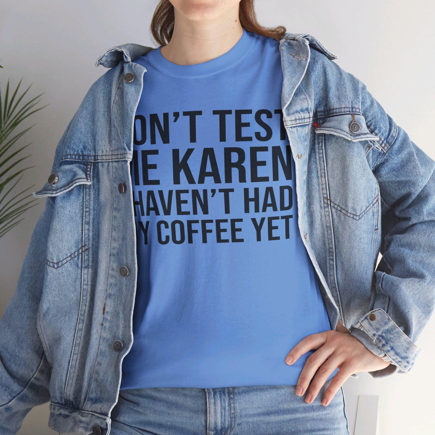 BOLD Don't Test Me Karen - Unisex Heavy Cotton Tee