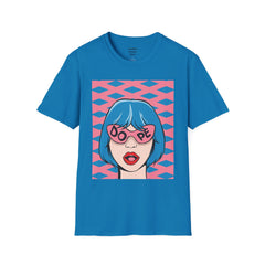 Dope Pop Art Girl Unisex Softstyle T-Shirt