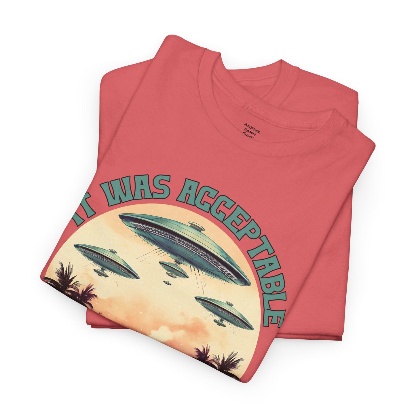 Funny 80s UFOs - Unisex Heavy Cotton Tee