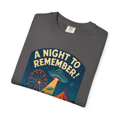 A Night to Remember! Vintage Style Unisex T-Shirt, Retro Graphic Tee, Fun Carnival Shirt, Summer Festival Top, Unique Gift