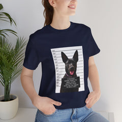 K9 Mugshot Personalized with your Dog T-Shirt