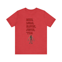 Unisex Jersey Tee - Retro Demogorgon Monster Design for Fans of Adventure & Fantasy