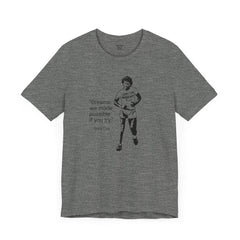 Terry Fox Inspirational Amputee Quote - Unisex Short Sleeve Tee,Amputee Awareness,Gift For Him,Gift For Her,Leg Amputee,Limb Loss Awareness
