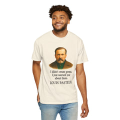 Louis Pasteur Portrait Tee – "I didn't create germs, I just warned you about them."