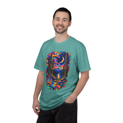 Mystical Psychedelic Moonlit Forest T-Shirt