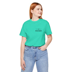 Dog Mom T-Shirt — Personalized Your Dog Image  Tee (Custom Name)