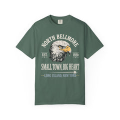 Your Home Town Personalized Eagle T‑Shirt — "Small Town, Big Heart"