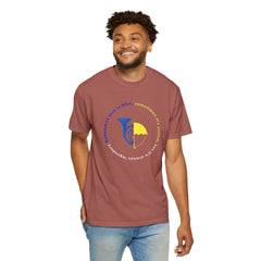 Blue French Horn & Yellow Umbrella T-Shirt — HIMYM Fan Tee