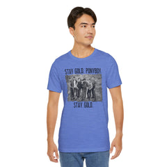 The Outsiders Shirt, Front and Back Images, Greasers Characters Shirt, Unisex Jersey Short Sleeve Tee