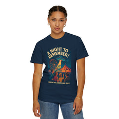 A Night to Remember! Vintage Style Unisex T-Shirt, Retro Graphic Tee, Fun Carnival Shirt, Summer Festival Top, Unique Gift