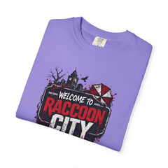 Raccoon City Graphic T-Shirt — "Welcome to Raccoon City" Horror Gamer Tee