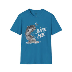 Bite Me Unisex Softstyle T-Shirt  A unique gift idea for people who love to fish