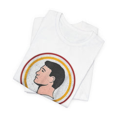 Graphic Tee - Funny Caucasians Satire Head Shot Unisex Jersey Short Sleeve Tee