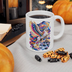 Colorful Feather Wings Unicorn Ceramic Mug | 11oz 15oz
