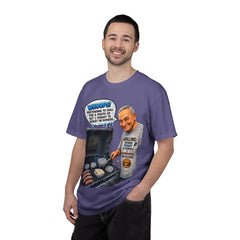 Grill Master Grandpa Funny BBQ T-Shirt — "Whoops! Pretending to Grill for a Photo" Graphic Tee