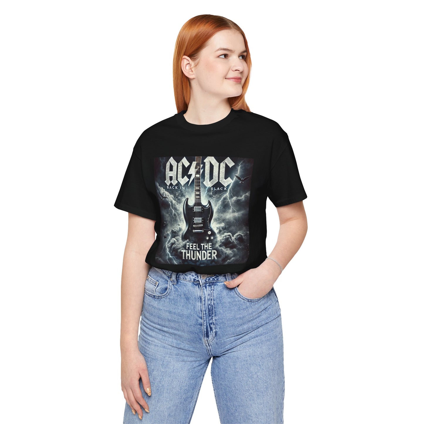 Back n Black, AC DC - Graphic Unisex Jersey Short Sleeve Tee