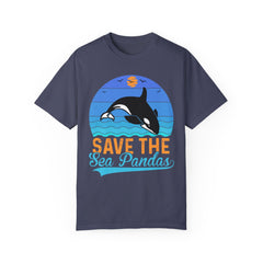 Save The Sea Pandas Comfort Colors Unisex Garment-Dyed T-shirt