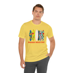 Surfboard Meeting Unisex Tee - Fun Beach Vibe for Summer Gatherings