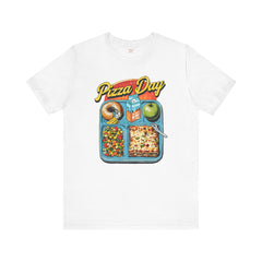 Pizza Day Unisex Short Sleeve Tee - Fun Foodie Graphic T-Shirt