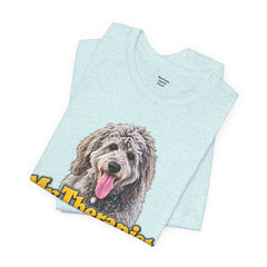 My Therapist Has A Wet Nose Personalized with your dog(s) image T-Shirt