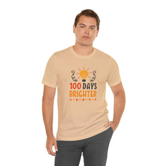 100 Days of School Brighter Teacher Appreciation T-Shirt