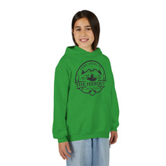 Youth Hoodie — 'The Hideout' Lake Ariel PA Mountain Adventure Hoodie