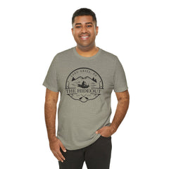 The Hideout Lake Ariel Tee — Vintage Lakeside Cabin T-Shirt