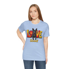 Personalized Love Your Dog T-Shirt — Designed with your dogs name and picture Graphic Tee