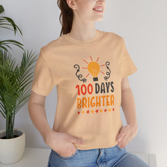 100 Days of School Brighter Teacher Appreciation T-Shirt