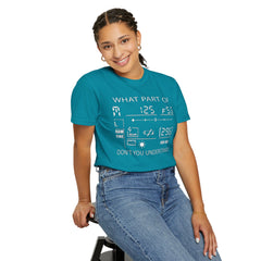 CAMERA DISPLAY, Graphic Unisex Garment-Dyed T-shirt