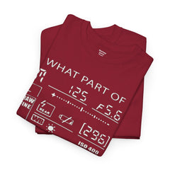 SLR CAMERA DISPLAY, Graphic Unisex Garment-Dyed T-shirt