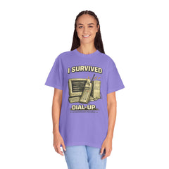 I Survived Dial-Up Vintage Tech T-Shirt