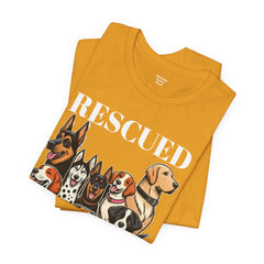 RESCUED IS MY Favorite Breed - Unisex Jersey Short Sleeve Tee