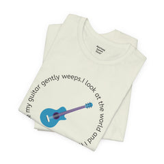 My Guitar Gently Weeps T-Shirt — Music Lover Graphic Tee
