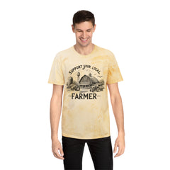 Support Your Local Farmer Graphic Unisex Color Blast T-Shirt