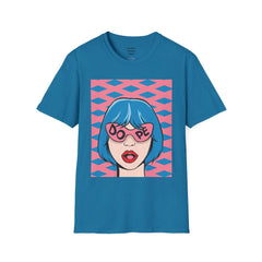 Dope Pop Art Girl Unisex Softstyle T-Shirt