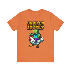 Video Game Chicken Jockey Tee - Unisex Short Sleeve T-Shirt