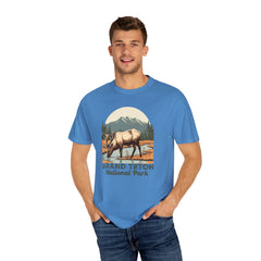 Grand Teton National Park Graphic, Comfort Colors Soft Relaxed Fit Unisex Garment-Dyed T-shirt