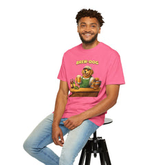 Golden Retriever Brewer Beer T-Shirt — Cute Brew-Dog Graphic Tee